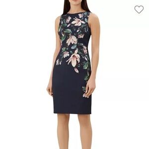 Hobbs London Moira Floral Print Sheath Dress. US size 6. Excellent condition